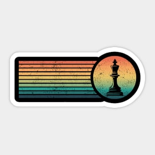 Chess King Vintage Sticker